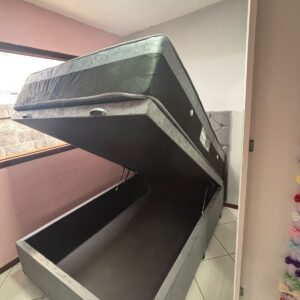 💥Box Baú Bipartido Casal Premium💥 – Espaço, Estilo e Organização em um Só Móvel! 💫