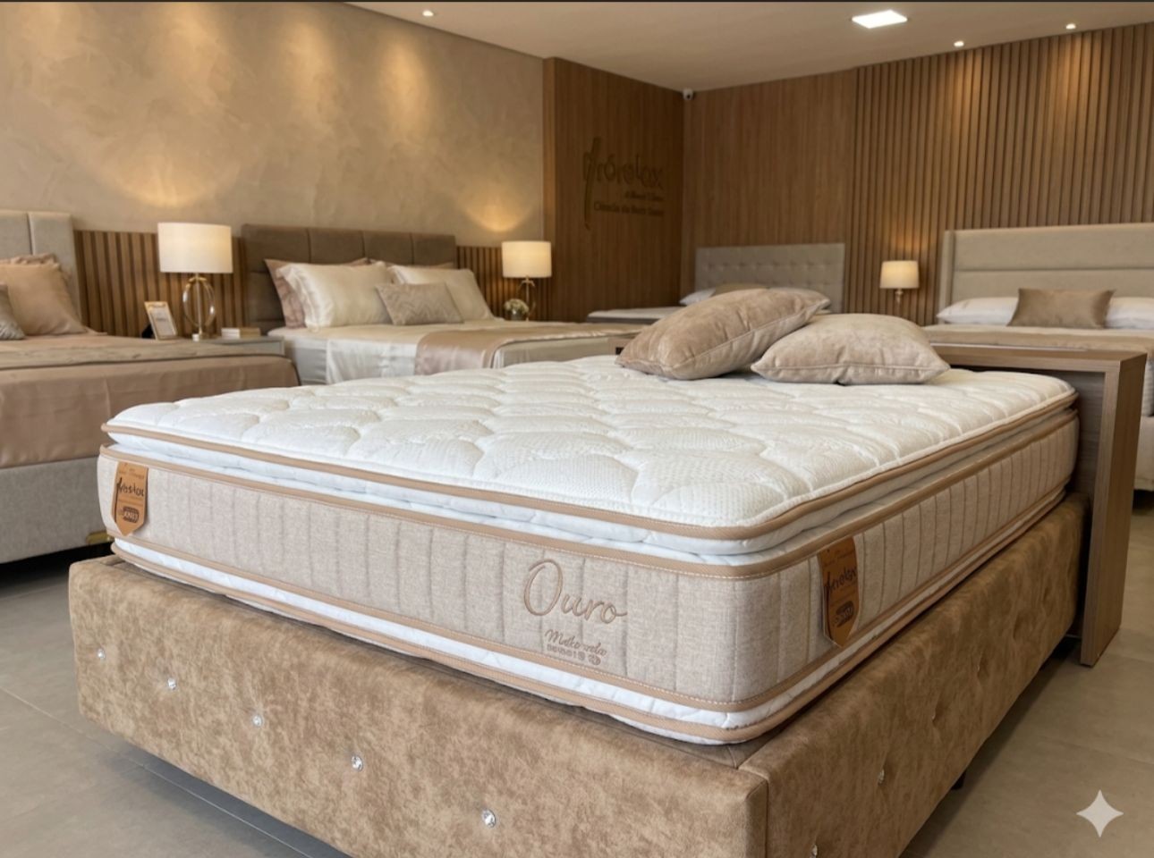 Ouro D45 com Pillow Duplo e Viscoelástico: O Ápice do Conforto e da Saúde para Casais