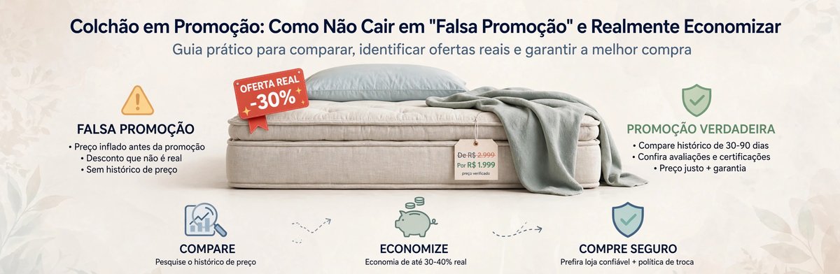 Colchão em promoção real - como não cair em falsa promoção - Colchões Pegue no Sono