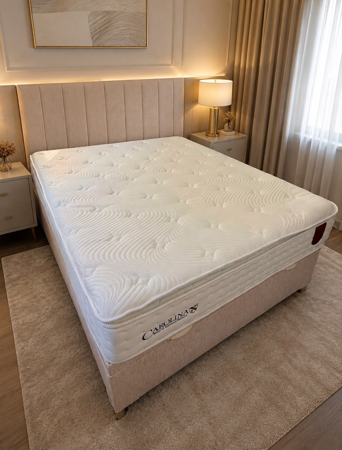 Colchão de Molas Ensacadas Pillow Top – Suporta até 200 kg por Lado